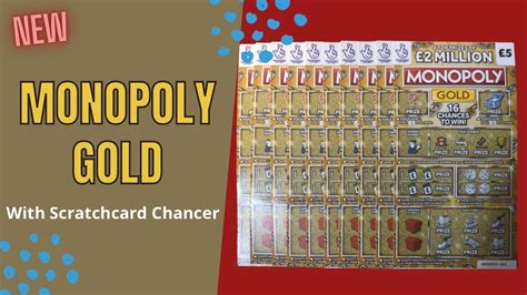monopoly gold scratchcard|**BRAND NEW** Monopoly gold .